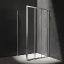 Bronx  Rechteck-Duschkabine mit Schiebetür, 110 x 80 cm Chrom poliert / klarglas (CRTR) BR1181CRTR