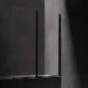 Kingston Einflügelige Badewannen-Duschwand, 70 cm Chrom poliert / klarglas (CRTR) XHE85CRTR