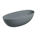 Shell M+ freistehende Badewanne, 175 x 78 cm,Ash grey matt (AG) SHELL175WWAG