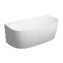 Minerallguss badewanne Halbfreistehend 158x77cm CODE: VALENCIASWPBM