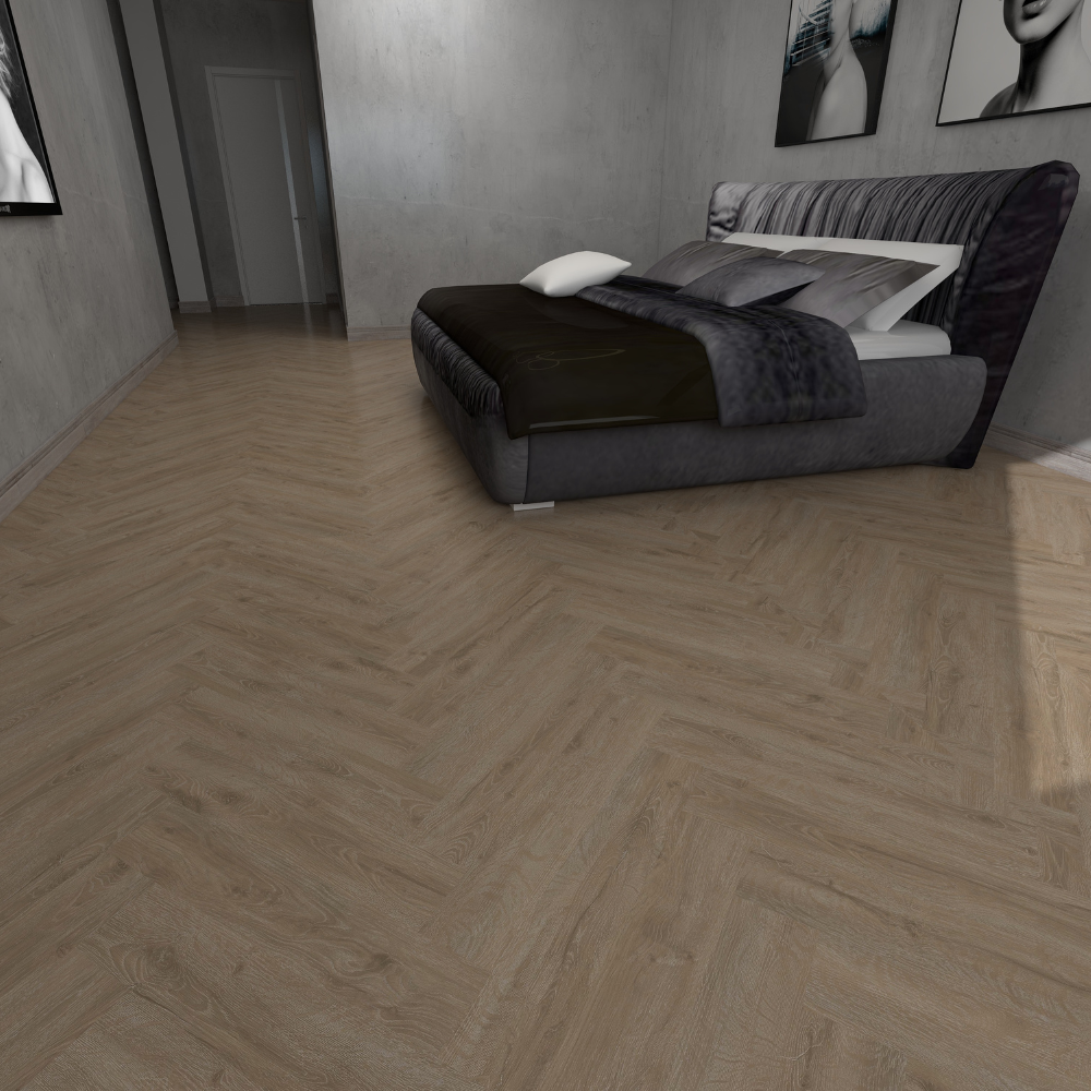 Vinyl Originals Fischgrät Klick Amazon 610x150x5mm 0,55mm Nutzschicht