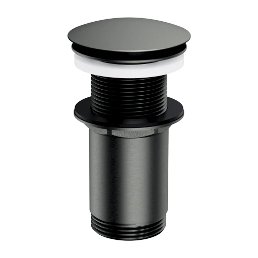 Klick-Klack-Stopfen für Waschtische ohne Überlauf Graphit gebürstet (GR) A716GR 