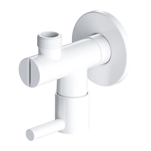 Eckventil Weiß matt (WM)  8857WM