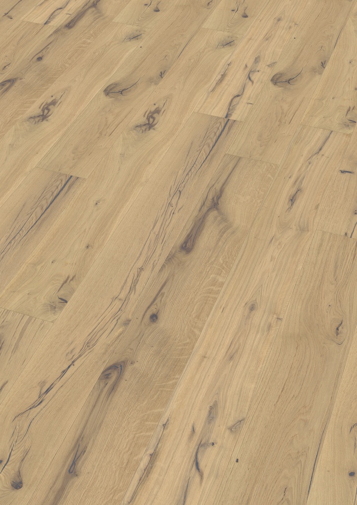 Parkett "Namur"  Extra Rustikal XXL Weiß geölt 220x24x1,5cm