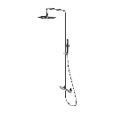 Y Aufputz-Duschsystem mit Thermostat Chrom poliert (CR) Y1244MCR (Kopie)