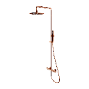 Y Aufputz-Duschsystem Kupfer gebürstetet (CPB) Y1244MCPB