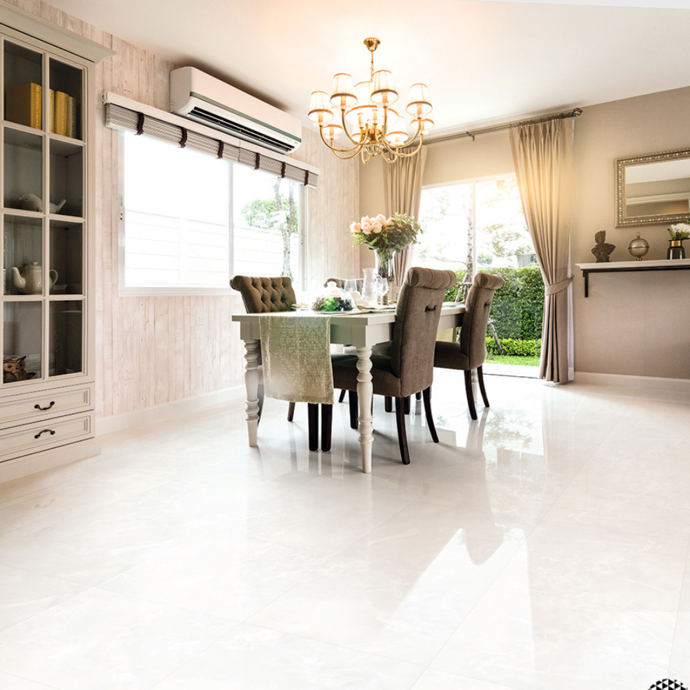 Madras Bianco 120x120cm