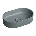 Ovo M+ Aufsatzwaschtisch, 55 x 36 cm Ash grey matt (AG) OVOUNAG