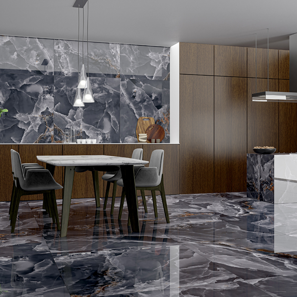 120x120cm Iceland Midnight Ultra Gloss 9mm