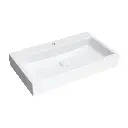 THOASOS M+ Aufsatz- und Wandwaschtisch, 70 x 42 cm Weiß glänzend (BP)THASOS700BP