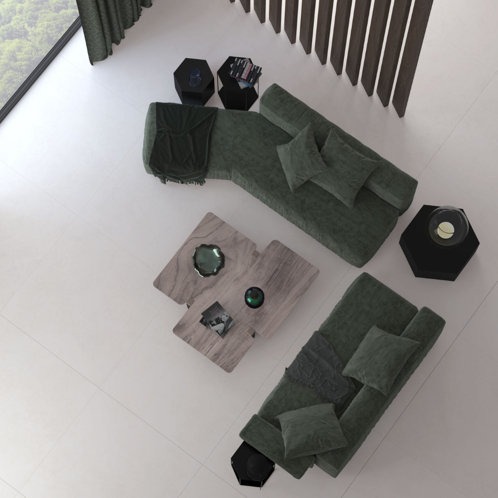 120x120cm Alfie Blanco Matt 9mm