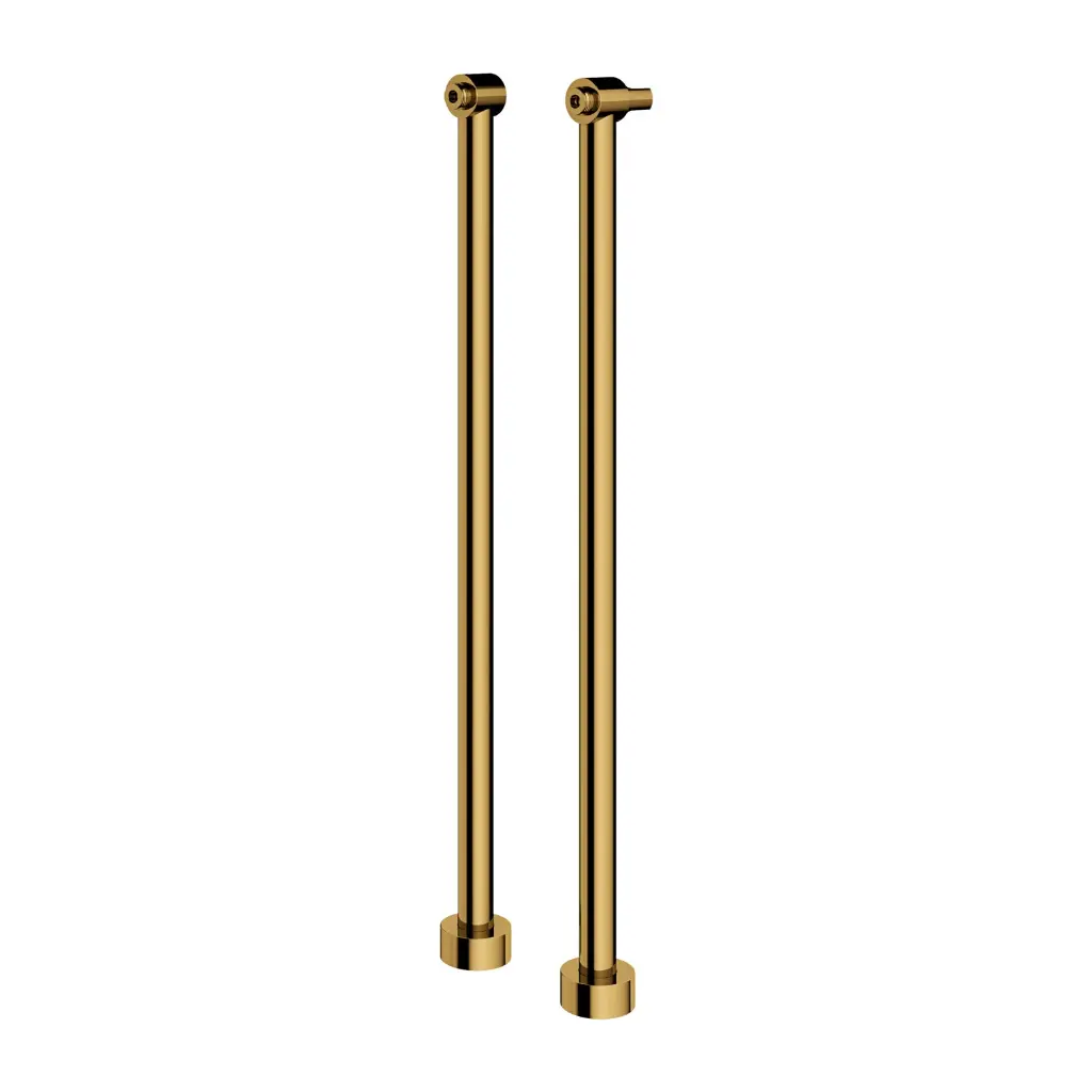 BODENANSCHLÜSSE Universal-Bodenanschlüsse für freistehende Badewannenarmaturen Gold poliert (GL) 8819GL