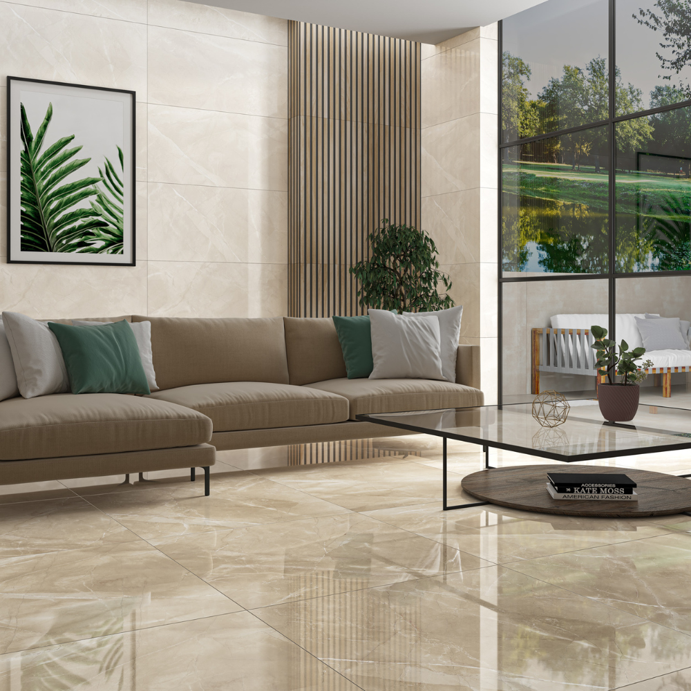 60x120cm Vivalto Moka Hochglanz 9 mm 