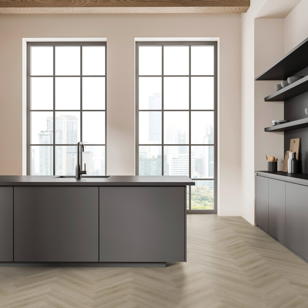 Fischgrät Klebe Vinyl Raw Oak Light Natural 120x600x2,5mm (OFD-055-252) 