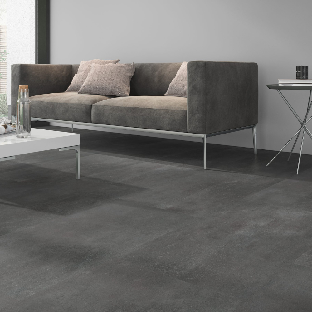 Fliesen-Click Vinyl  Cement Dark Grey  470 x 925 x 6,0mm (OFR-055-071)  
