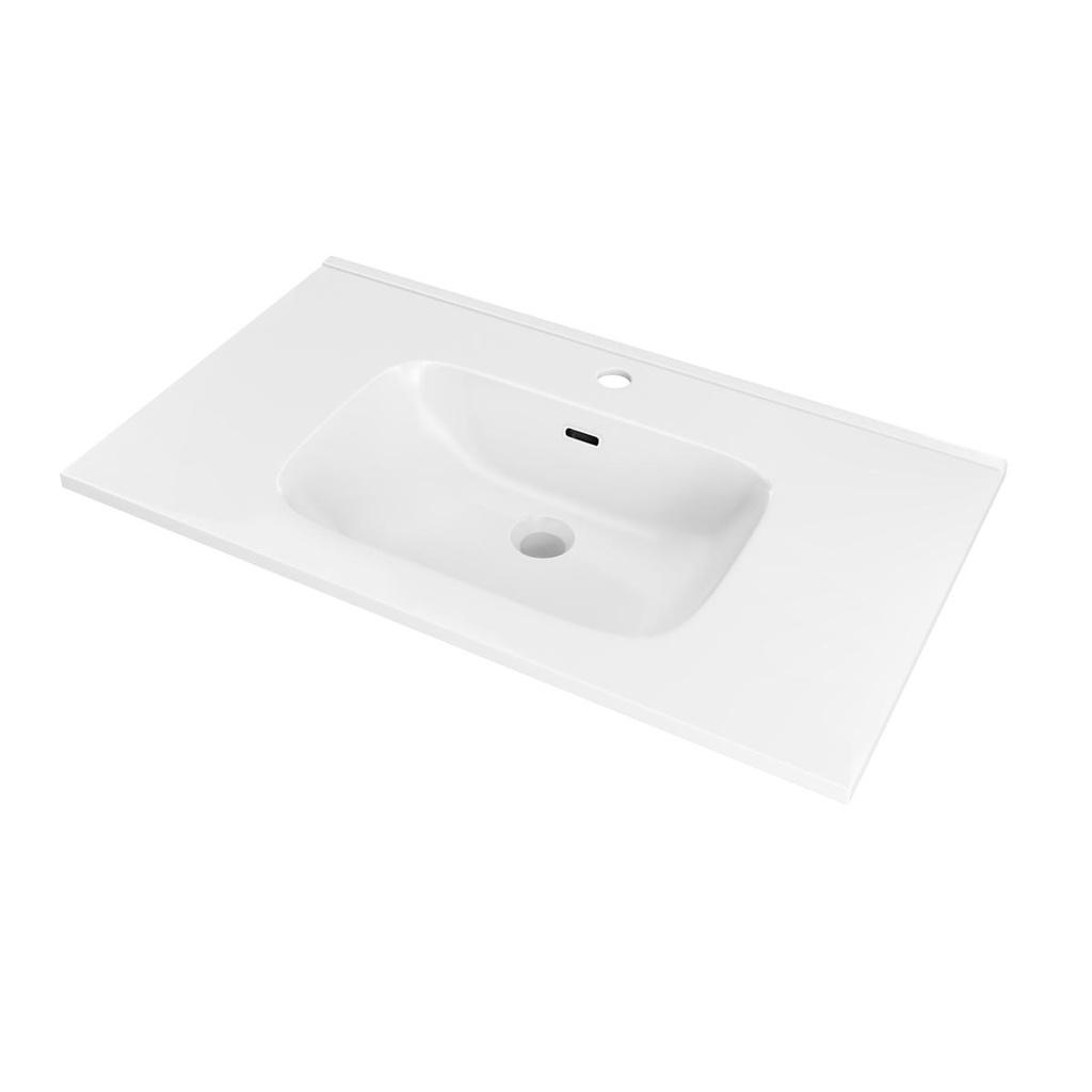 EV.081.WM Ceramic Countertop Volterra 81x46cm White Matt