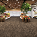 DESIGN 555 Evolut Chevron 5806 Mud Oak Klebe Vinyl 2,5mm/NS 0,55  52,27 cm x 9,24 cm  