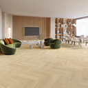 DESIGN 555 Evolut Herringbone 101 Almond Oak Click Vinyl 6,0mm/NS 0,55  63,0 cm x 12,6 cm 