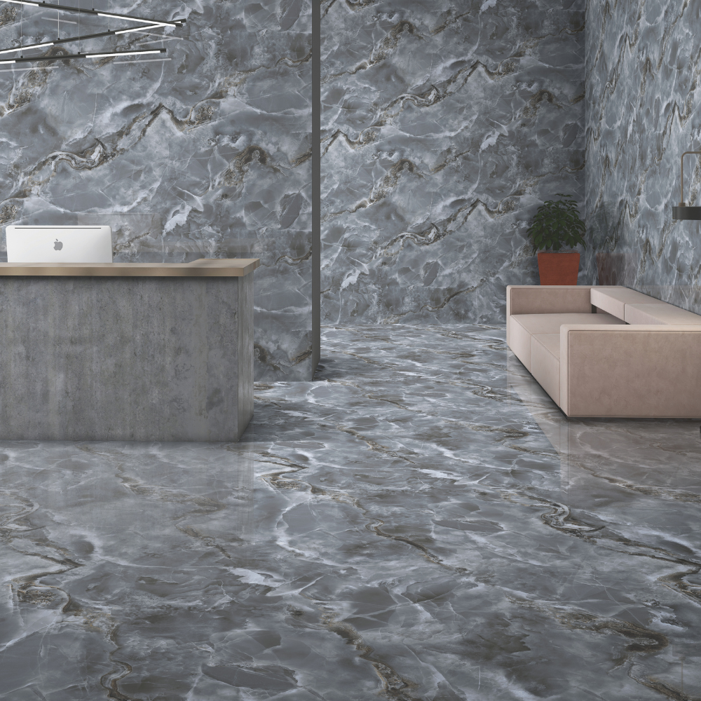 60x120cm  Endless Love ONYX Black Hochglanz  9mm