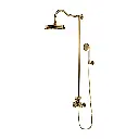 ARMANCE Aufputz-Duschsystem mit Thermostat Gold poliert (GL) AM5244-6GL