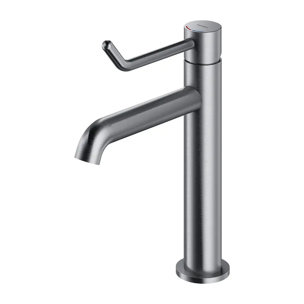 Y  [Inclusive Design] Waschtischarmatur, 23 cm (Kartusche 25 mm) Nickel gebürstet (NI) Y1212CID-NI
