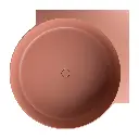 OVO M+  Runde Eckbadewanne, 120 x 120 cm Terracotta matt (TE) OVO120WNTE