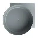OVO M+  Runde Eckbadewanne, 120 x 120 cm Ash grey matt (AG) OVO120WNAG