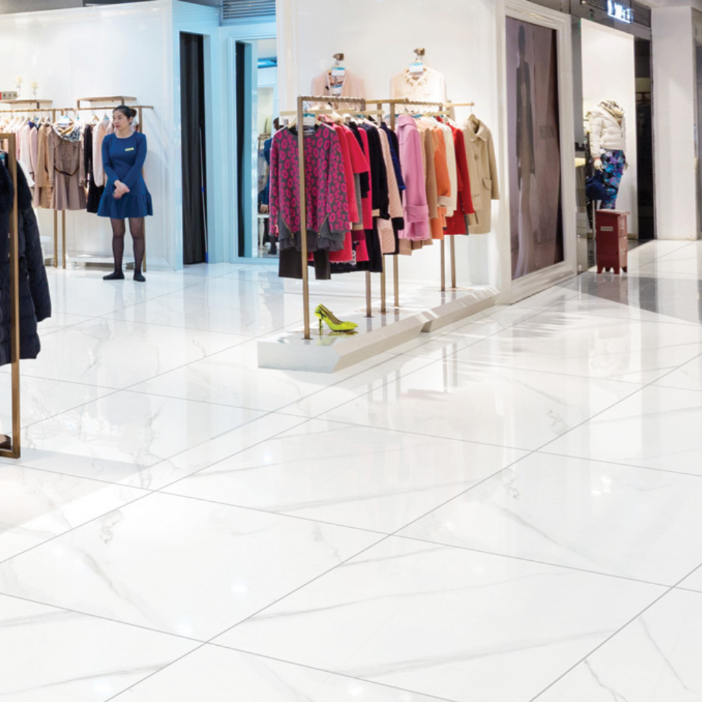 80x80cm Marmi Carrara Adige Hochglanz 9mm