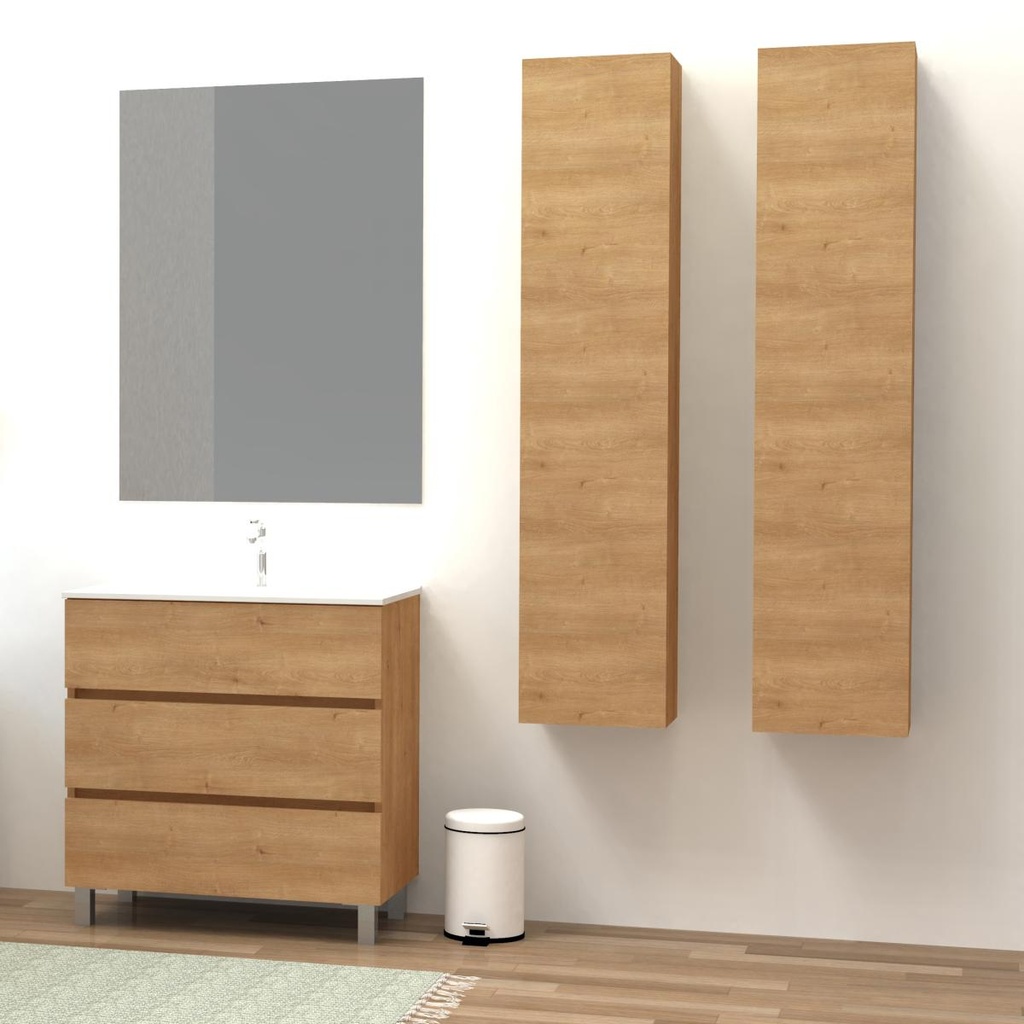 ATRANI-Unterschrank, 100 x 45 x 80 cm. 3 Schubladen mit 10 cm hohen Füßen. Art AT303.100.ART   