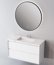 Integrierte Arbeitsplatte aus Feinsteinzeug von Lanic. Breite 61 cm. Storm White EL.061.C.W 