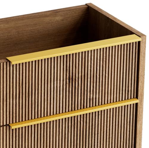 Ersatzgriff für Möbel der Serien Trend und Reel. Breite 40 cm (2 Stück). Goldfarbig T.040.080.ORO