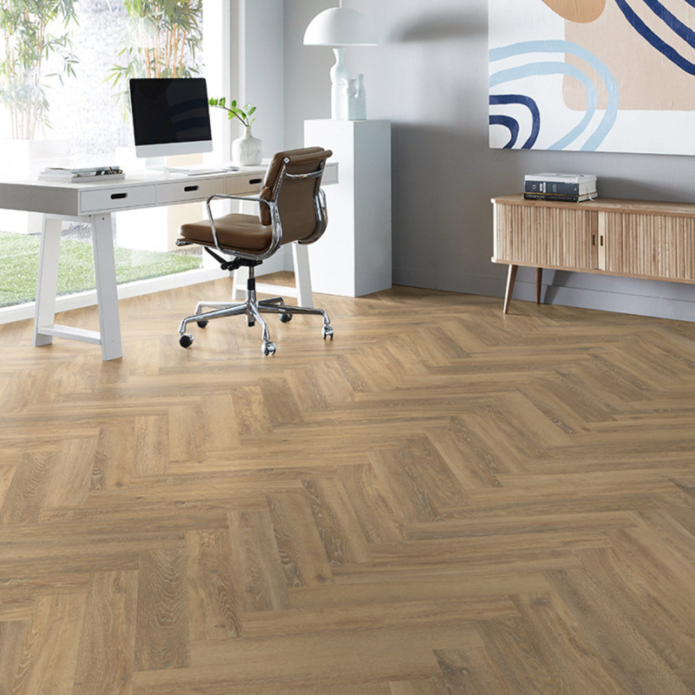 Parva Oak Piedmont Fischgrät Klebe Vinyl 60,96 x 11,43 cm 2.5 mm Nutzschicht 0.55 mm (41214)  