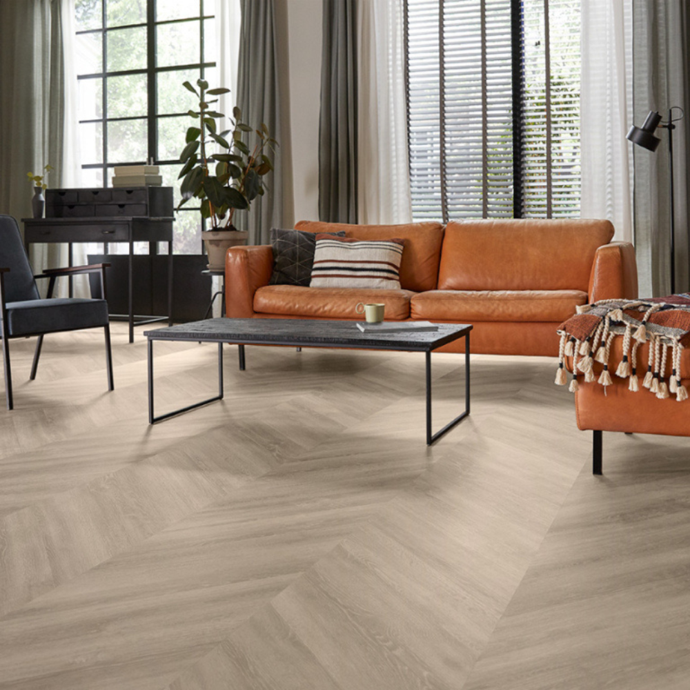 Parva Oak Sardinia Chevron Klebe Vinyl 80.01 x 13.34 cm 2.5 mm Nutzschicht 0.55 mm (42219) 