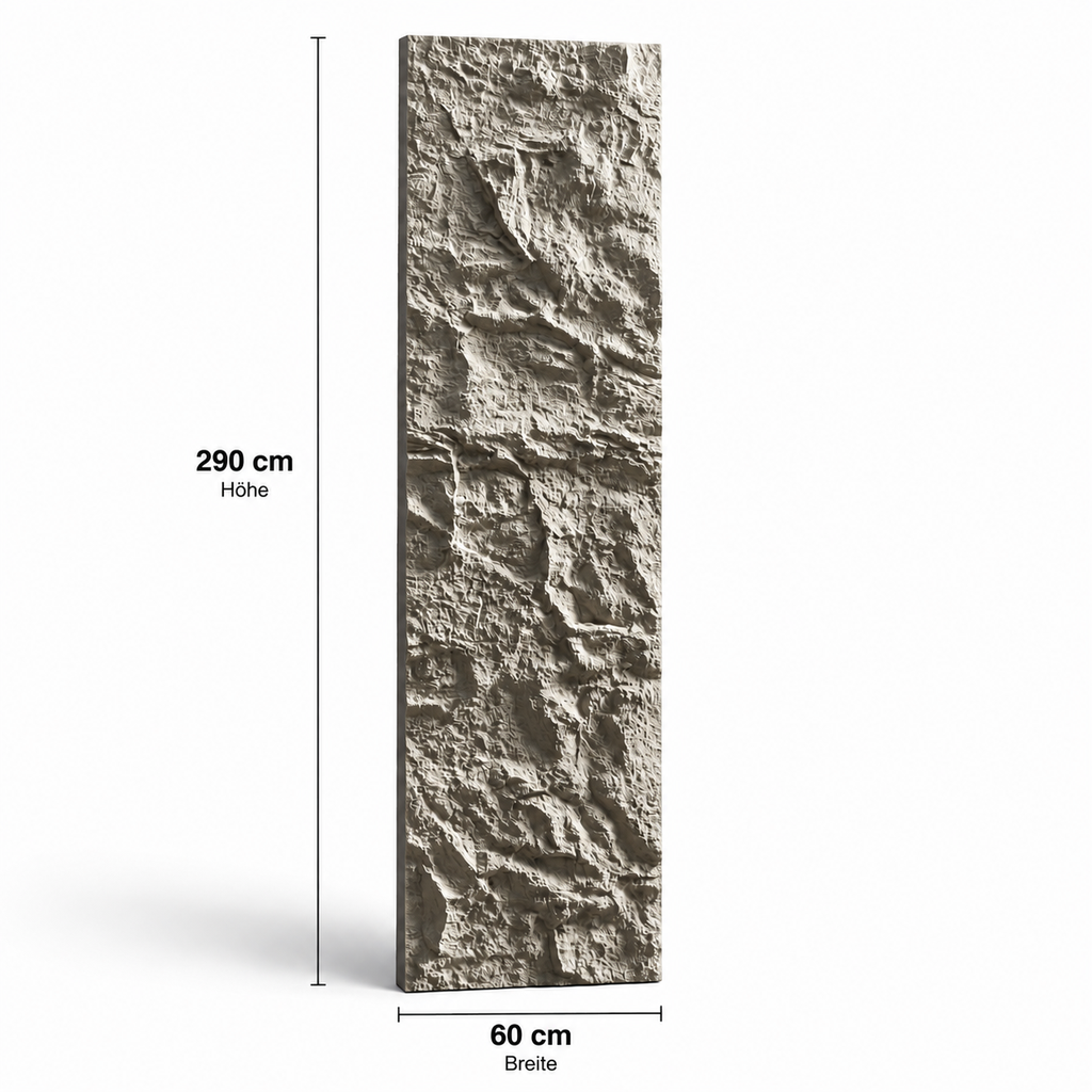 PU- Felsoptik Klar-Wasser-Grau 60x290cm (Kopie)