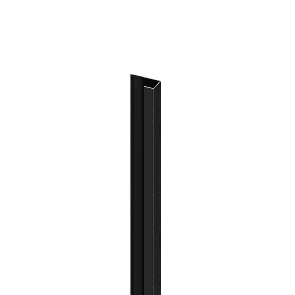 Abschluss Profil MPC Paneele XL Schwarz matt 300cm 
