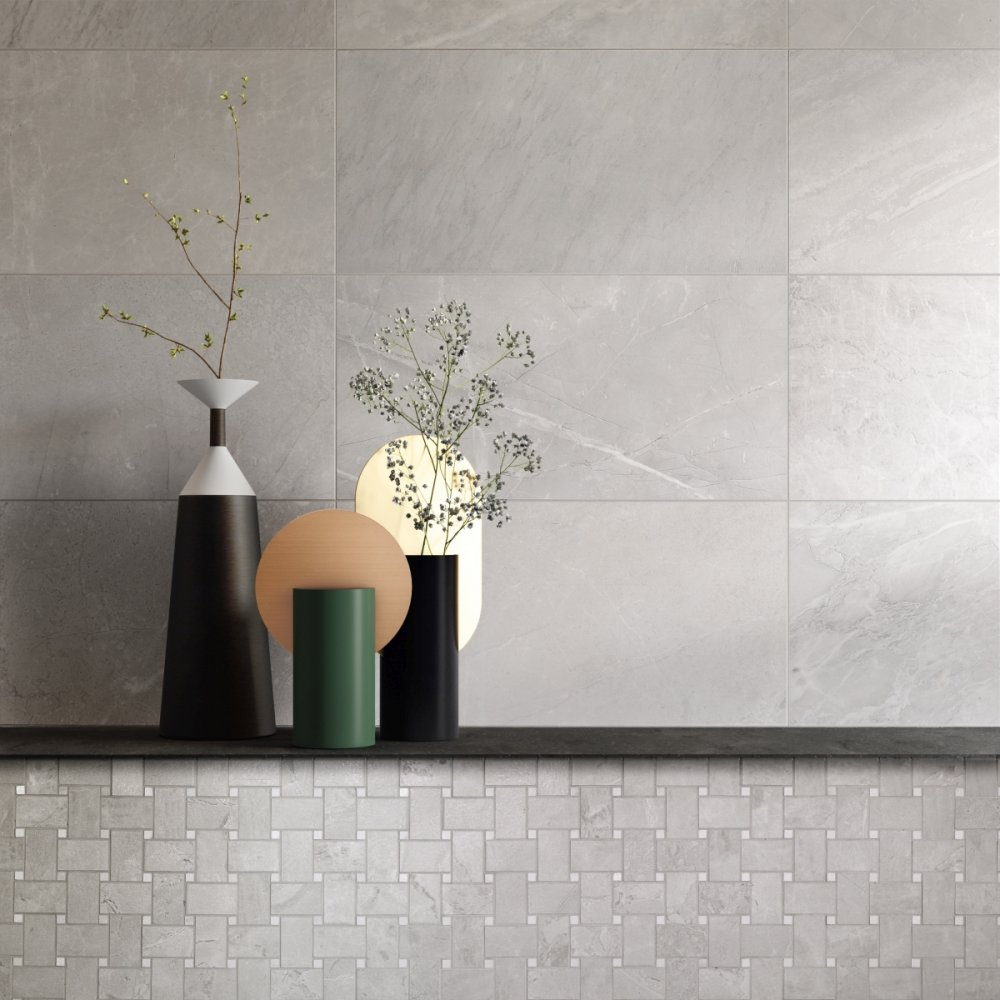 80x80cm Velvet Grey Matt 9mm