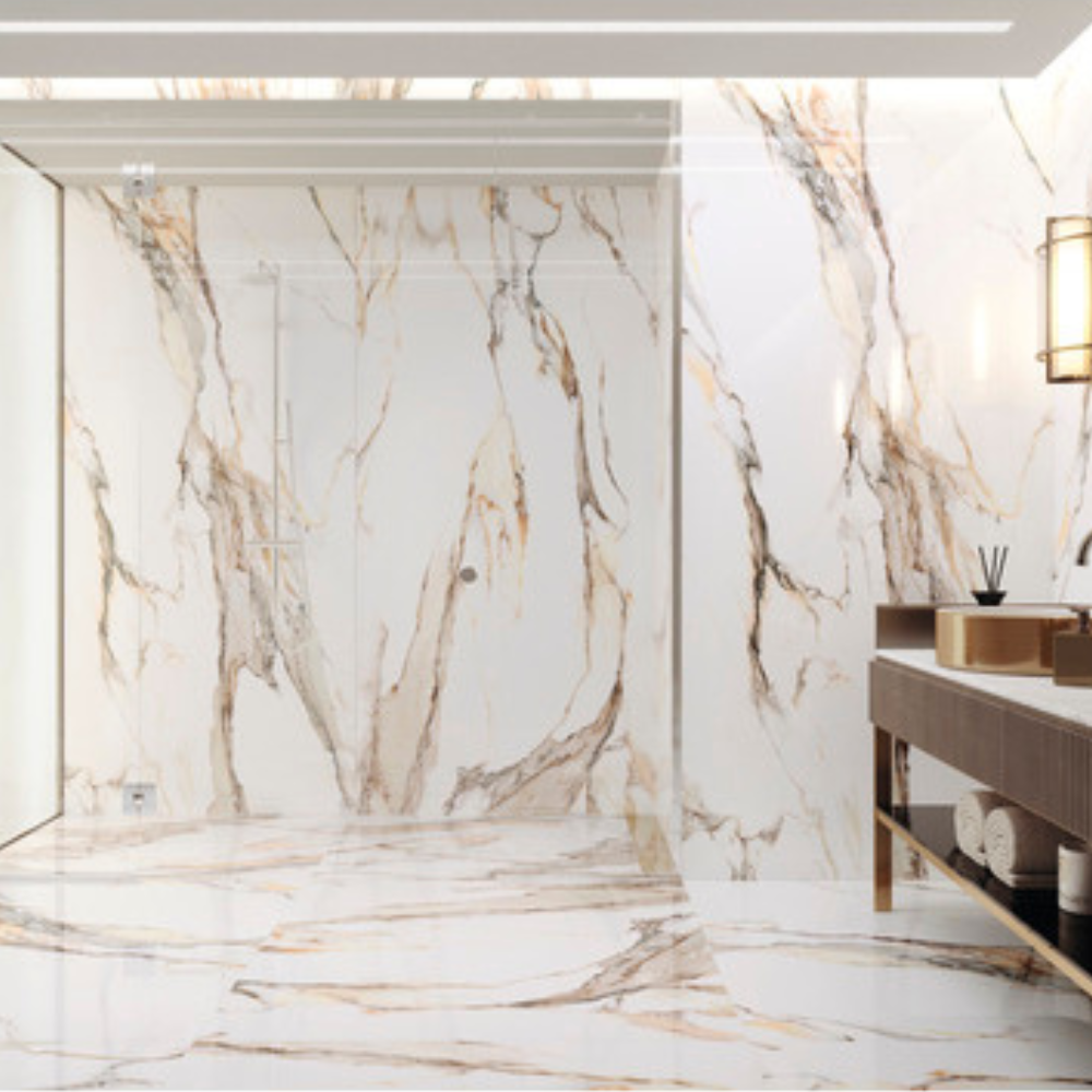 Divina Calacatta Gold 60x120cm Hochglanz