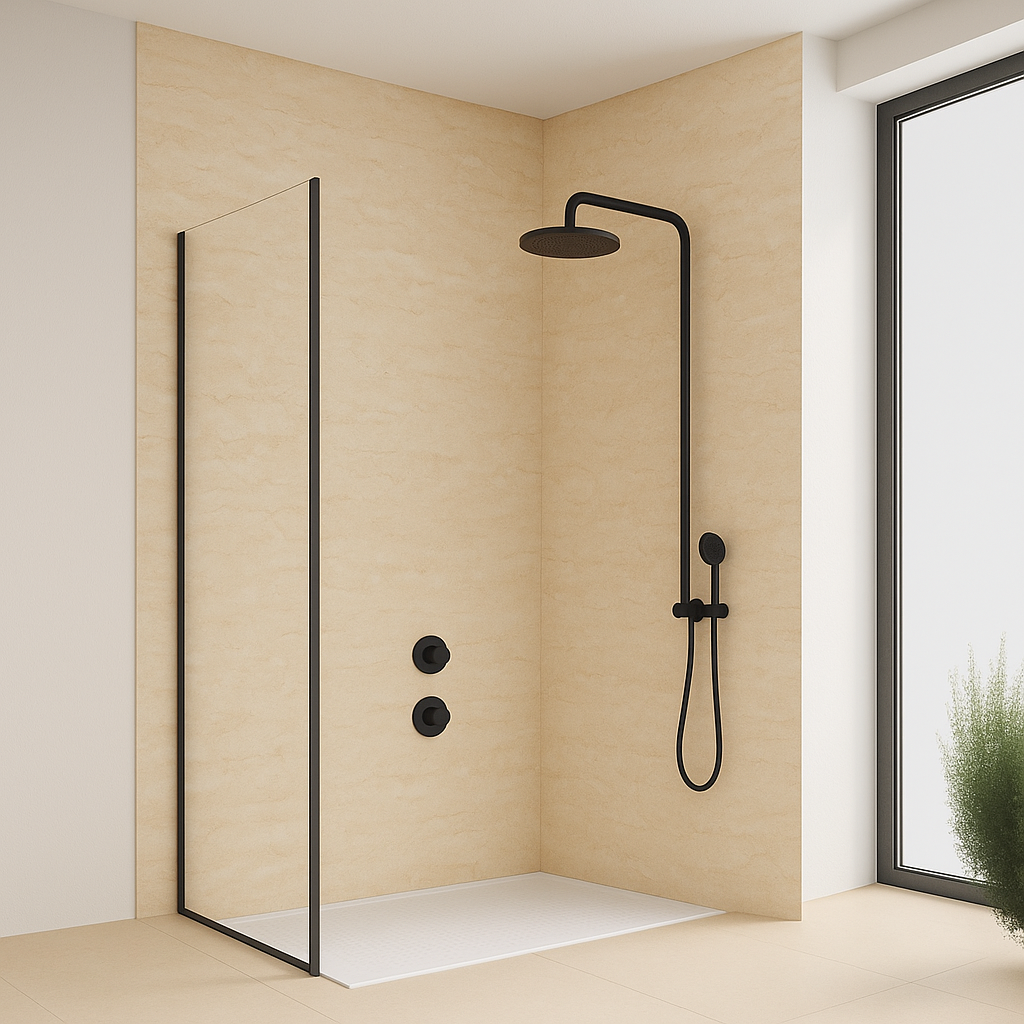 AFloor Wall Paneel Vanilla 122x260cm (Hochglanz)