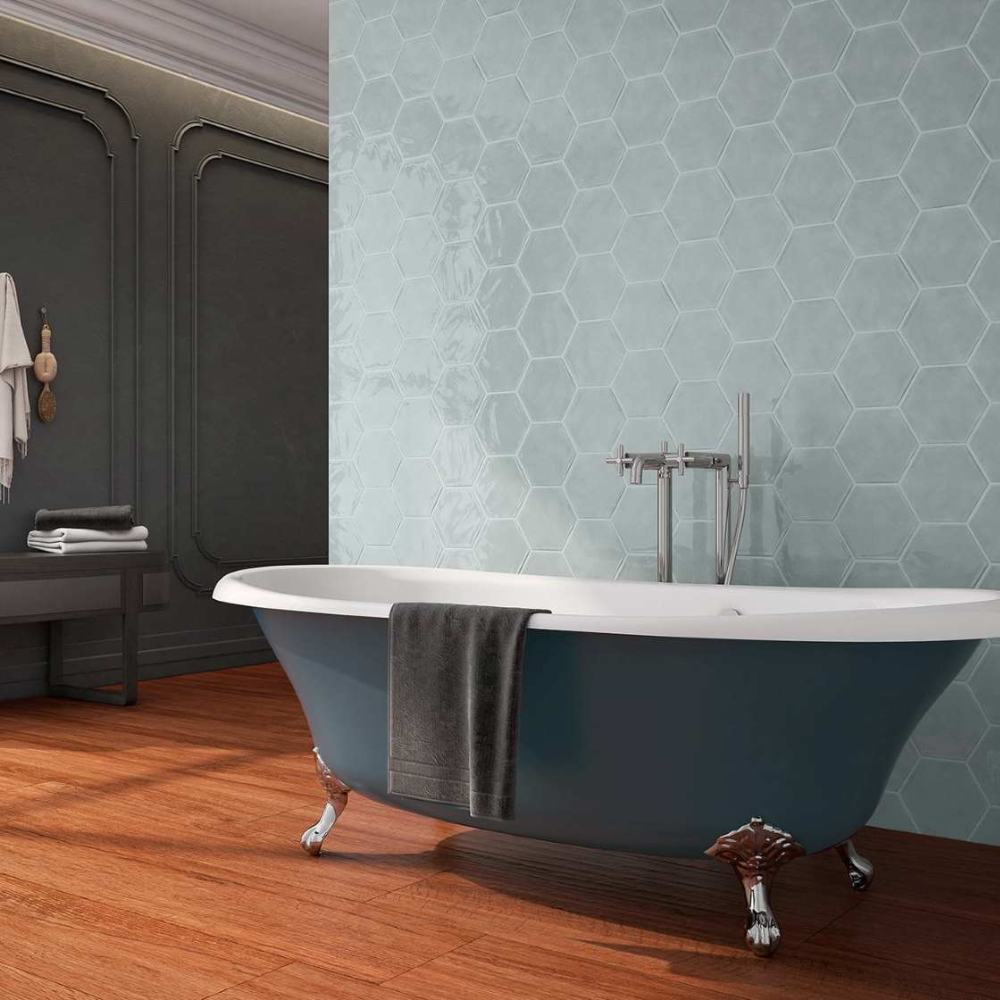 ARTISAN Hexagon Sky Glossy 15x17,5cm