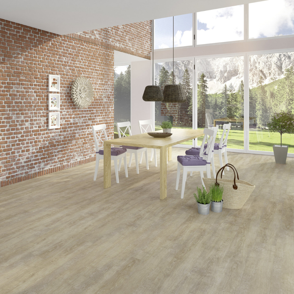 Design Vinyl Click 812XVanillaOak 17,81x124,46cm Rigid Board
