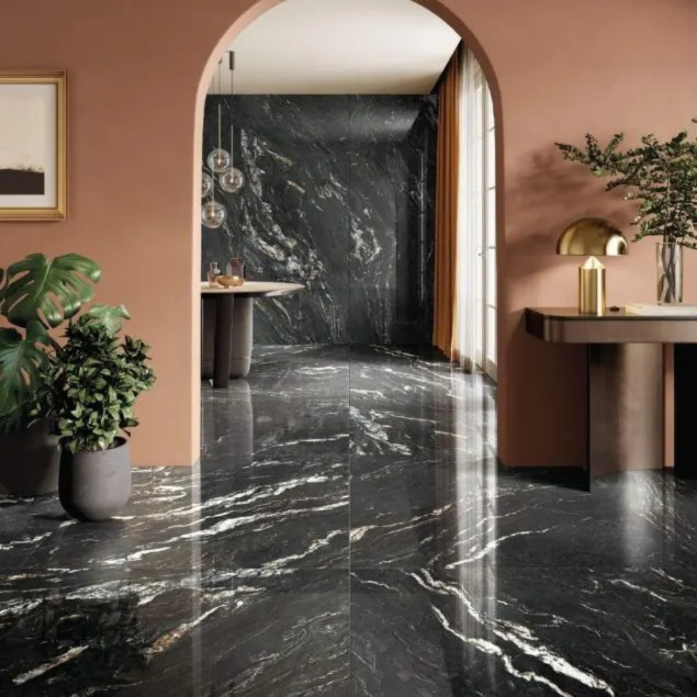 Belvedere Dark Lux 120x278cm Hochglanz 