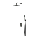 PARMA Unterputz-Duschsystem mit Thermostat Graphit gebürstet (GR)