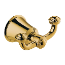  Art Line doppelter Handtuchhalter,  Gold poliert (GL)