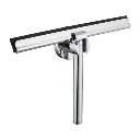 Uni Glaswischer mit Wandhalter Chrom poliert (CR)