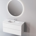 Einbau-Arbeitsplatte „Solid Marble Blow“. Breite 61 cm. Weiß EB.061.C 