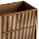 Ersatzgriff für Möbel. Breite 60 cm (2 Stück). Oberfläche: gebürstete Bronze T.030.060.CU